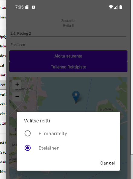 Reitinvalinta