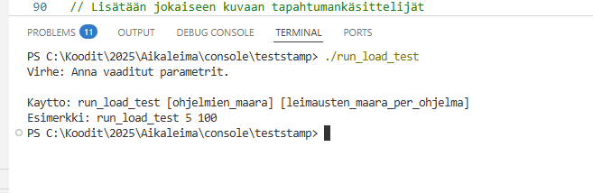 suorituskyky testit