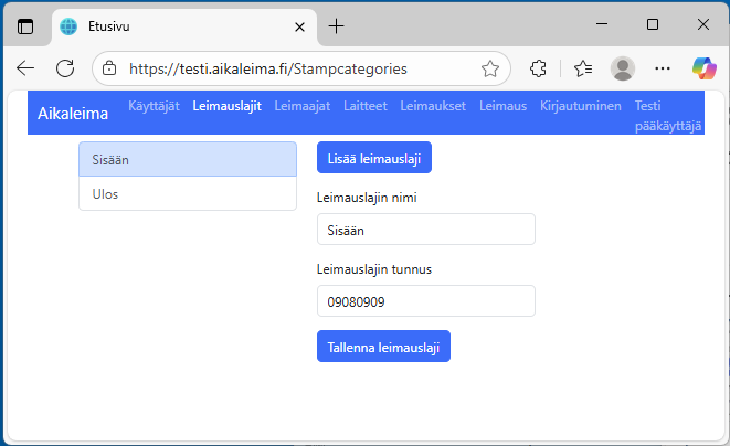 Leimauslajit