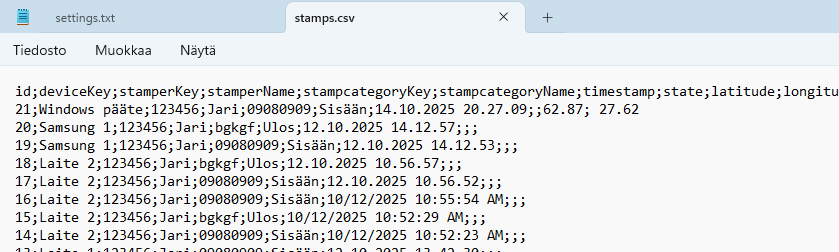 Leimaussiirto lopetus